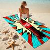 Christmas Gift Halloween Theme Bear Truck Coca Cola beach towel outdoor camping vacation swimming beach towel outdoor absorbent bath towel Y5