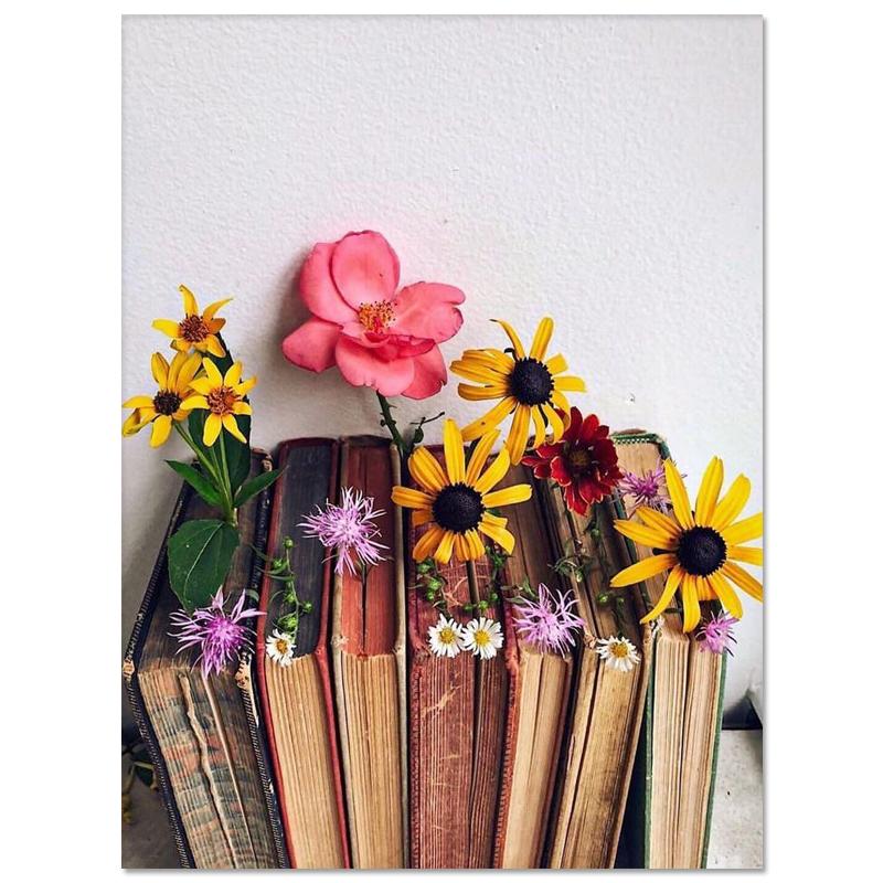 5D DIY Diamond Painting Magic Book Flowers Diamond Embroidery Cross Stitch Kit Full Rhinestone Mosaic Home Decor