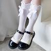 2Pcs All Match Calf Socks Comfortable Fashion Bowknot Design Calf Socks