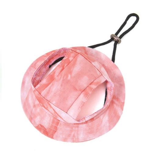 Corgi Sun Hat Pet Cap with Ear Holes Dog Sun Cap with Adjustable Neck Strap for Small And Medium Sized Pets Outdoor Sun Protection