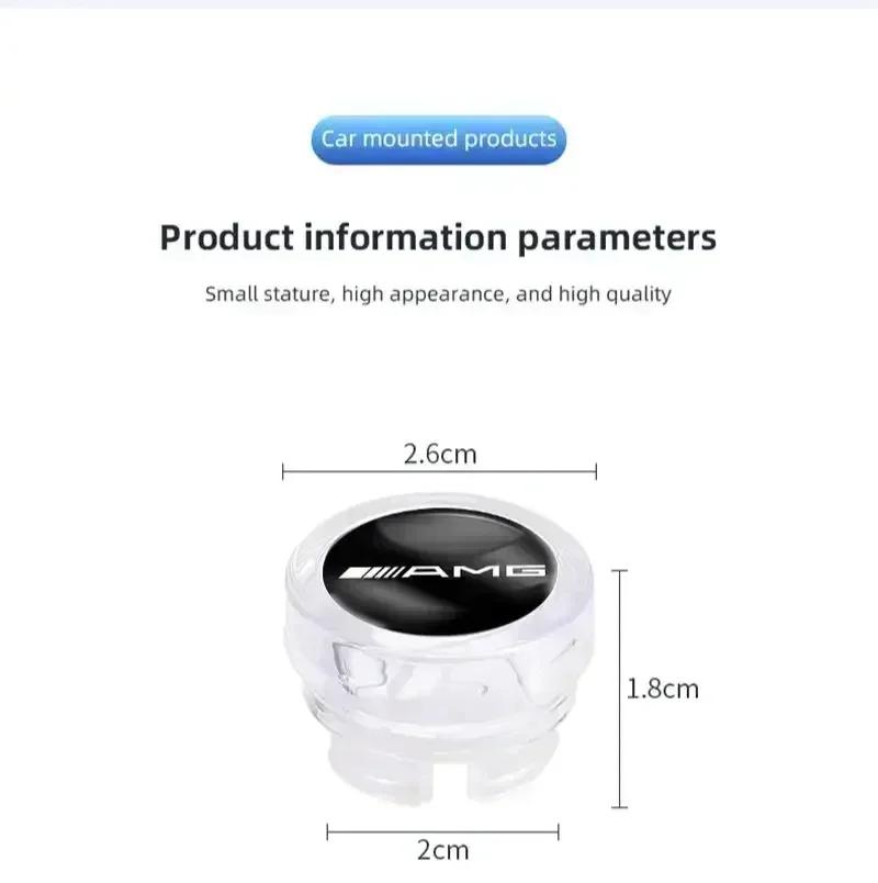WUGL8 Car Cigarette Lighter Charger Dust Cover Dustproof Decoration Cap For Mercedes Benz AMG W204 W205 W203 W211 W212 W213 W201 W210