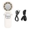 Portable Handheld Turbo Fan 100 Gears Ice Cooling Foldable Neck Hanging Mini Handheld Fan with LED Display for Travel