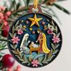 Nativity Christmas Ornaments Religious Xmas Tree Nativity Scene Decorations The Birth of
