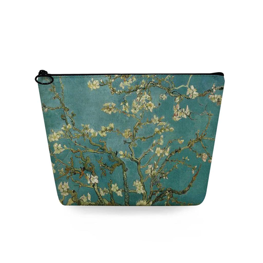 Женская косметичка с принтом масляной живописи для организации туалетных принадлежностей, дорожный органайзер для хранения, 6861