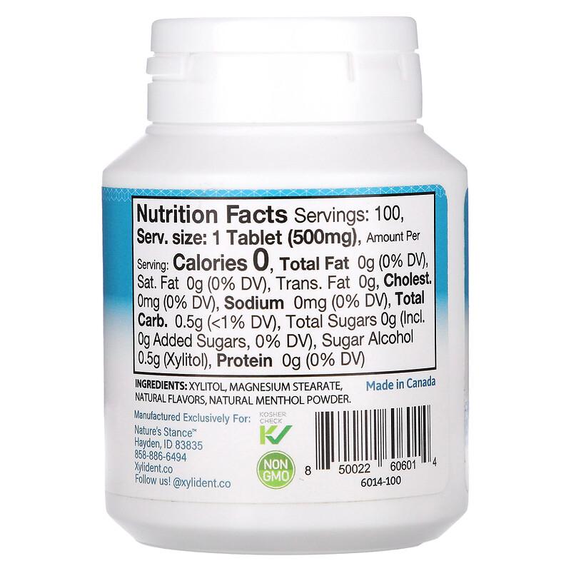 Dry Mouth, Moisturizing Tablets with Xylitol, Wintergreen, 100 Tablets, 1.76 oz (50 g)