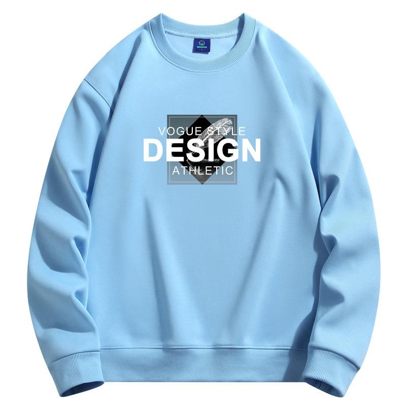 Дизайнерский узор, мужская толстовка с круглым вырезом, модная повседневная толстовка с длинным рукавом, большого размера