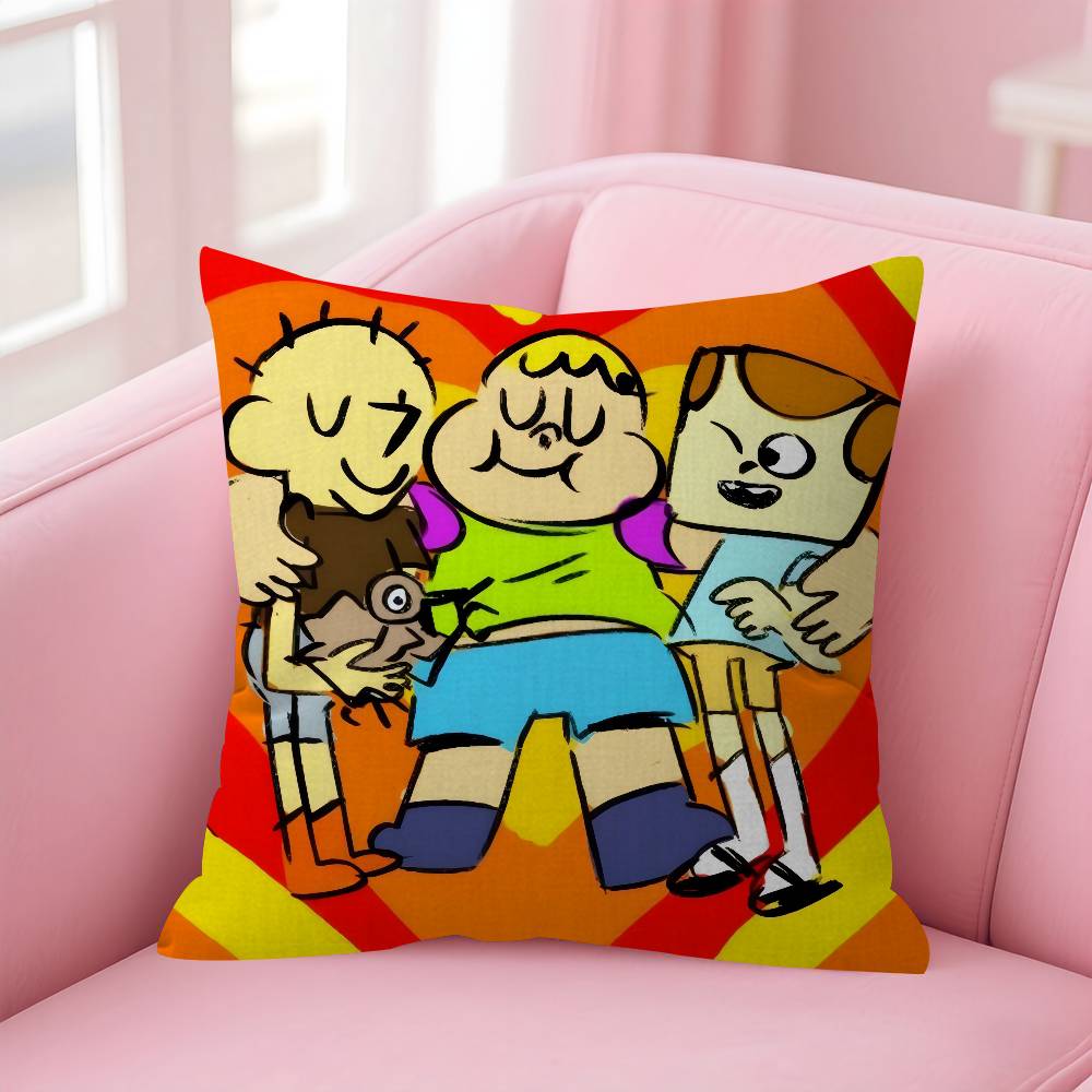 Cartoon CClarence fun Pillow Cushion Cover Pillowcase Living Room Sofa Home Decor Customized