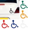 Handicap Symbol Stickers Car Decals Disability Sign For Cars PET Self Adhesive