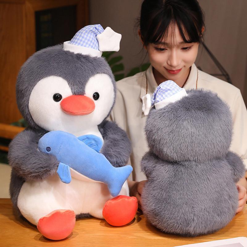 Adorable Penguin Plush Toy Soft Ocean Animal Cuddly Doll For Children And Kids