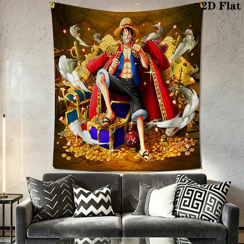 One Piece Monkey D Luffy Bedroom Tapestry Tapestry Background Cloth Fashion Print Wall Decoration Background Cloth Background Wall Hanging Cloth
