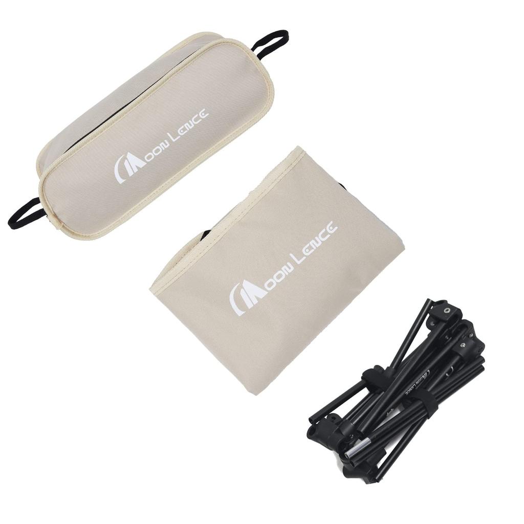 MOON LENCE Outdoor Chair Low Chair 2way More Stable Camping Chair Ground Chair Camping Chair Lightweight Folding Compact Hiking Fishing Climbing Load