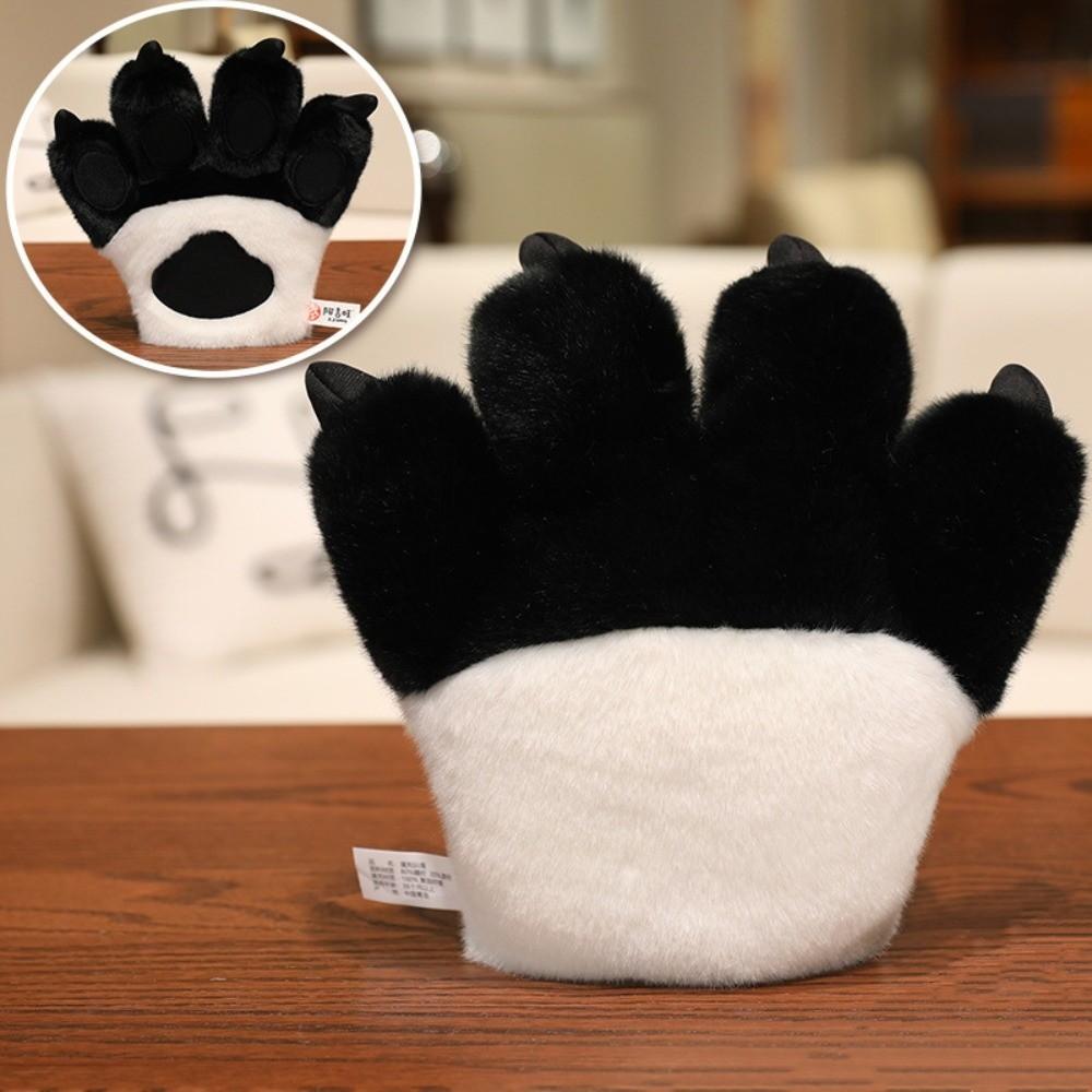 Simulated Faux Tiger Paw Gloves Furry Texture Bear Paw Plush Gloves  Photography Studio