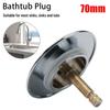 1Pcs Only Flat Seal Bath Stopper Brass Bathroom Tub Drain Filter New Bathtub Plug