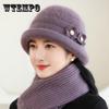 Autumn and Winter Hats, Women's Wool Hats, Fleece and Cold-proof Rabbit Fur Basin Hats, Knitted Hats.