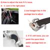 Car Auto Van Steering Wheel Lock Anti Theft High Security With 2 Keys Heavy Duty