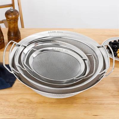 Корзина-дуршлаг из нержавеющей стали с мелкой сеткой, фильтр для пищи, осушитель, кухонная утварь