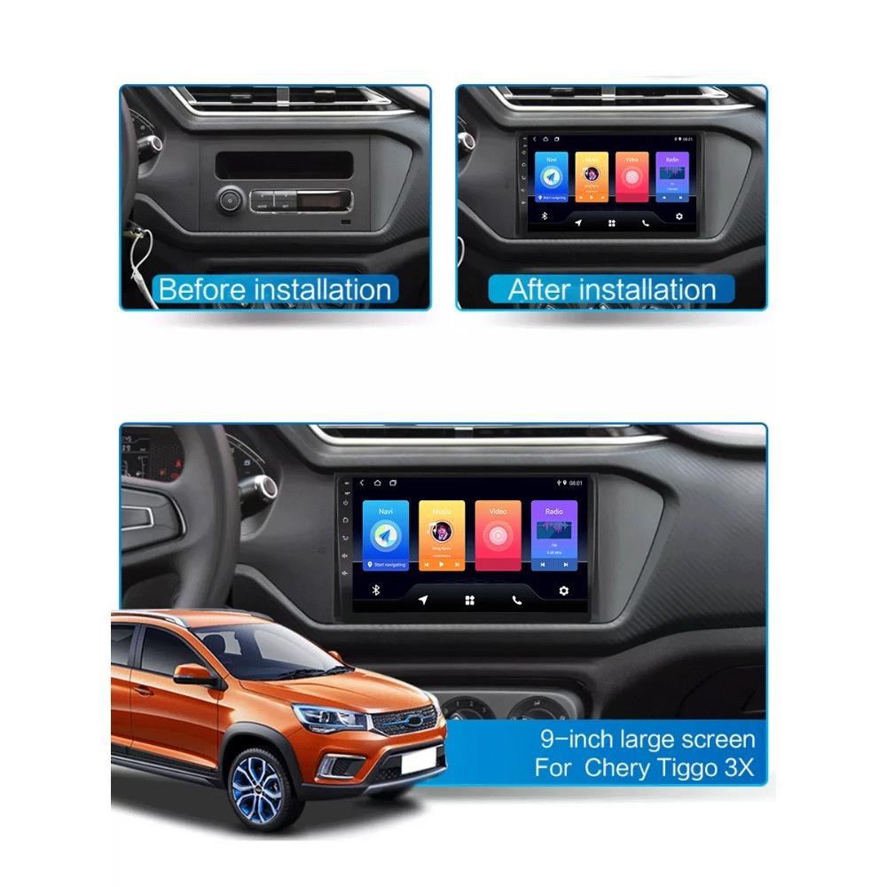 Android Car Radio For Chery Tiggo 3 2016-2018 Multimedia Player Head Unit Stereo GPS Navigation BT WIFI 1+16GB