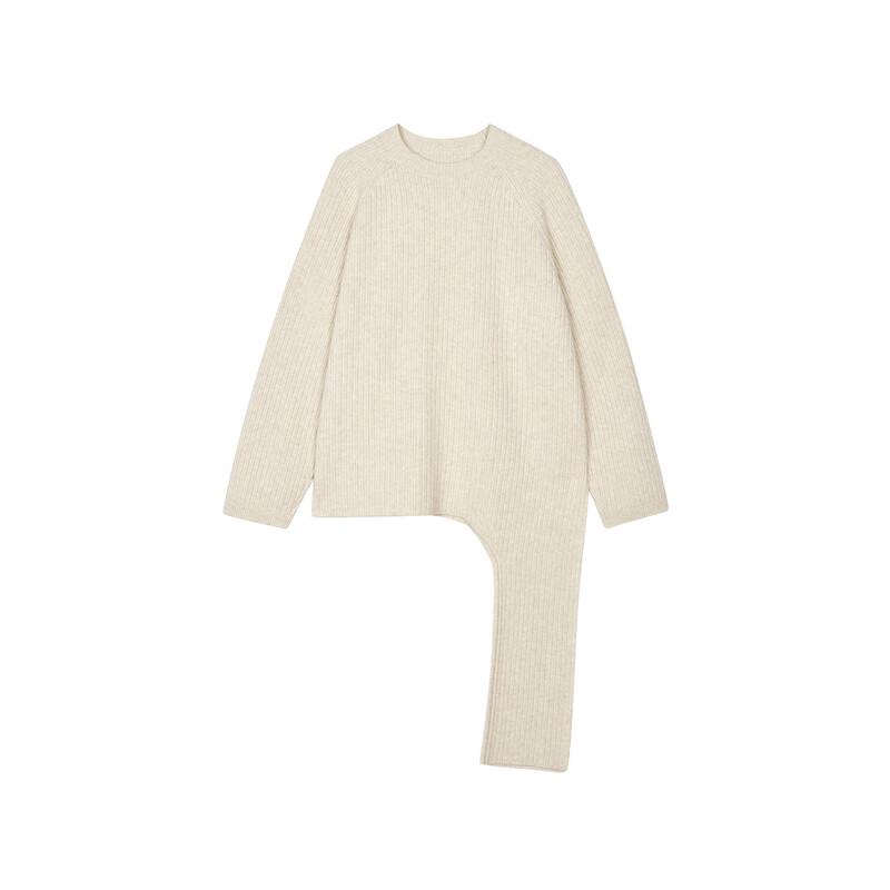 LESS 2024 Autumn Merino Wool Pullover Sweater