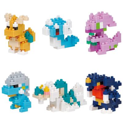 Nanoblock Mini Nano Pokemon Тип Дракона (BOX) NBMC_25S BOX продукт 1BOX = 6 шт., всего 6 видов