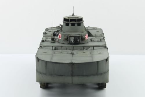 PLATZ/MONO Танки мира 11-й выпуск Масштаб 1/35 Японский морской плавающий танк Тип 2 Ka-Mi Configuration for Seaborne Operations (Тип с поздним поплавком) Пластиковая модель MD011 (танк)