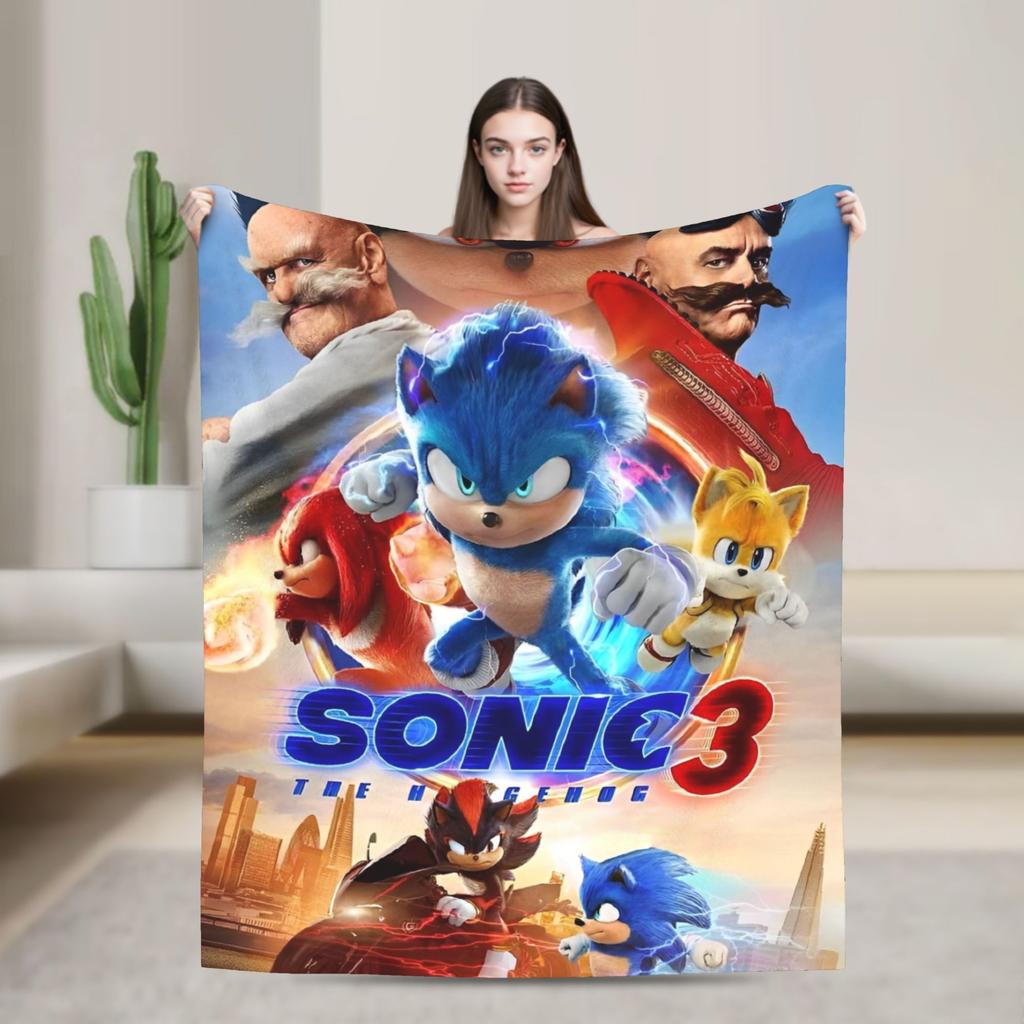 Бронированные Супер Ежик Тень Пледы Фланелевые Потрясающие Дышащие Пледы для Украшения Покрывала