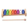8 Keys Compact Size Xylophone Glockenspiel with Wooden Mallets Percussion Musical Instrument Toy
