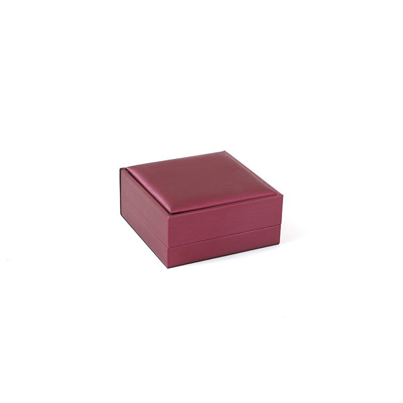 Шкатулка из высококачественной матовой искусственной кожи для колец, ожерелий и браслетов