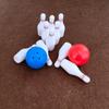 Miniature Dollhouse Bowling Set - Scene Accessories & Shooting Props