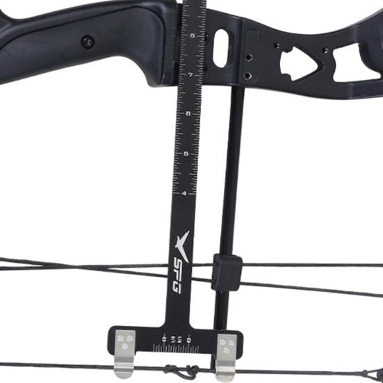 Линейка для регулировки лука Т-образная квадратная прецизионная линейка для лука Измерительный инструмент для регулировки лука Измерительный инструмент из нержавеющей стали Аксессуары для стрельбы из лука