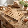 Space Saving Wood Egg Holder Large Capacity Egg Storage Rack Egg Display Crates  Home