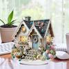 Acrylic Special Shape Easter Egg House Diamond Painting Tabletop Ornaments Kit Rhinestones Desktop Ornaments Bedroom Table Decor