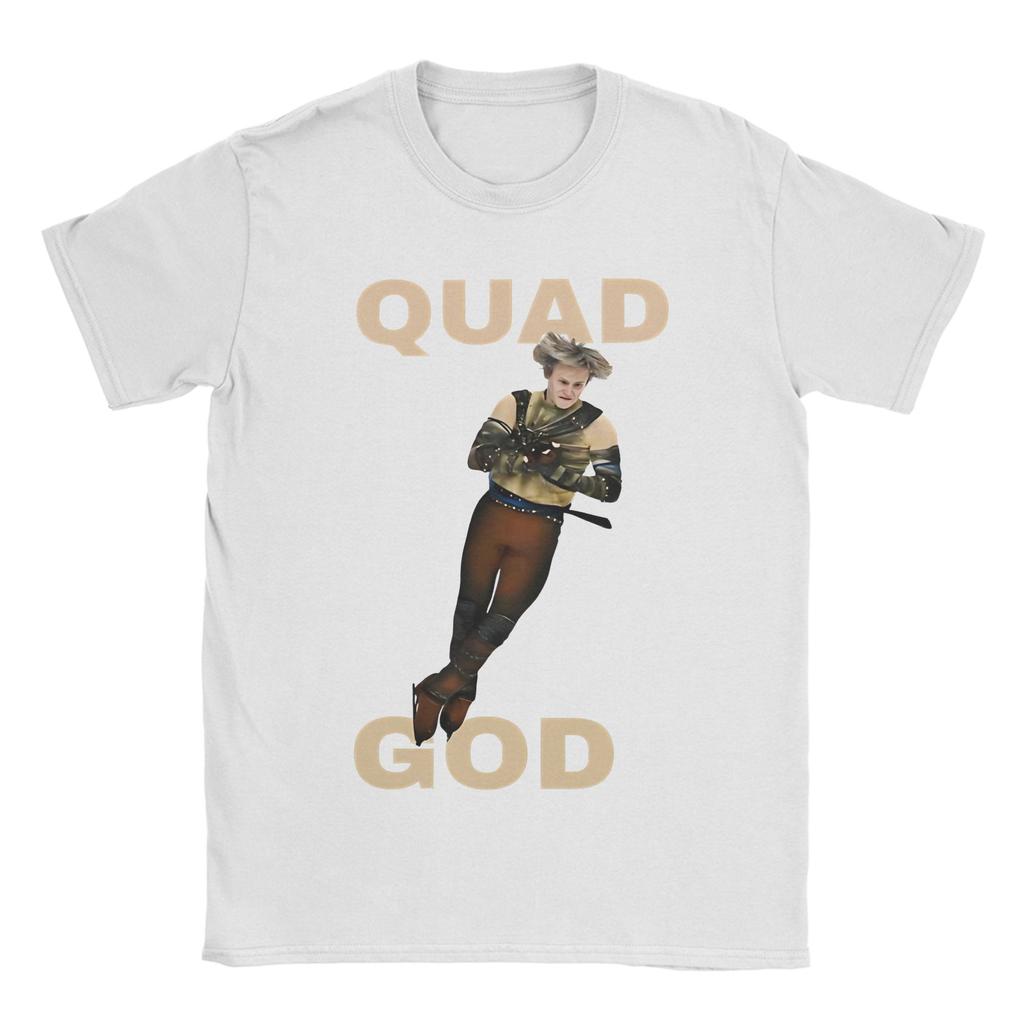 Ilia Malinin Quad God T Shirt Summer Leisure T Shirts Couple Cotton O Neck 4XL 5XL 6XL Top Tees ShortSleeve Street Style Tops