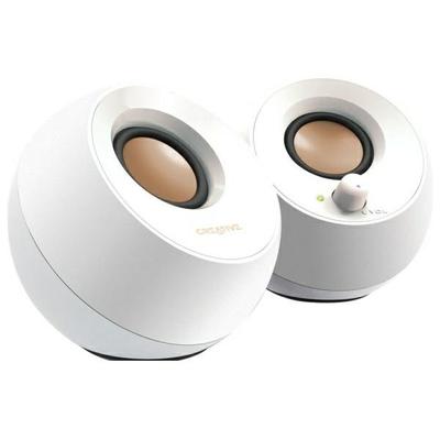 Креативные Компьютерные Колонки Pebble 2.0 Белый/ White Usb