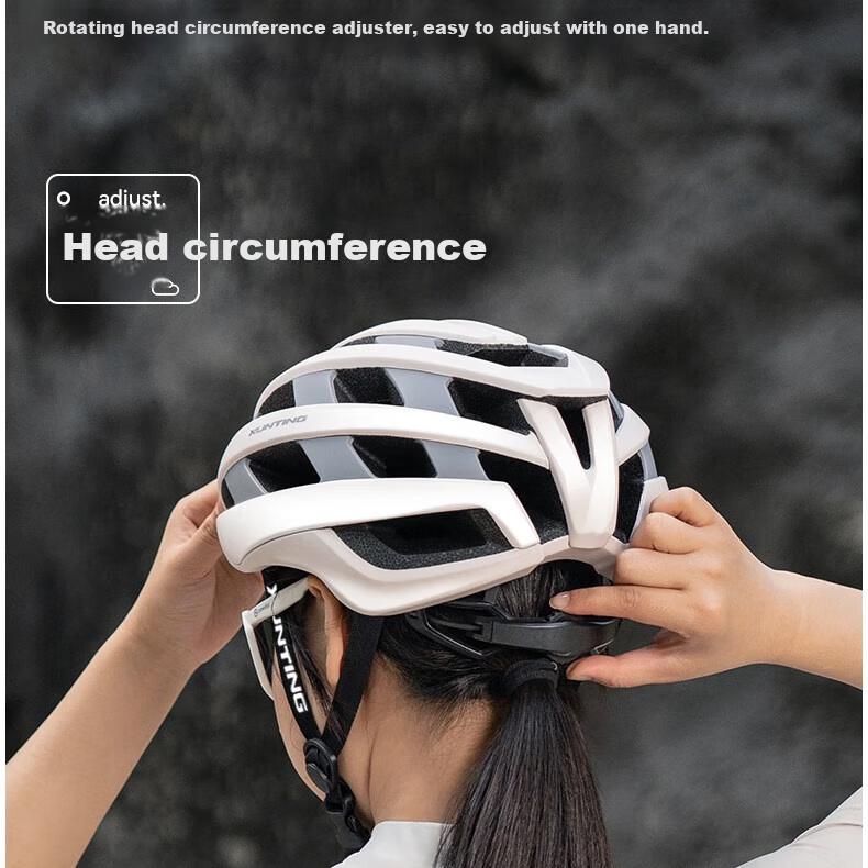 XUNTING Bicycle Helmet, Integrated Breathable Design And Men, Suitable for Mountain Biking And Road Cycling, Safety Helmet, Cycling Equipment