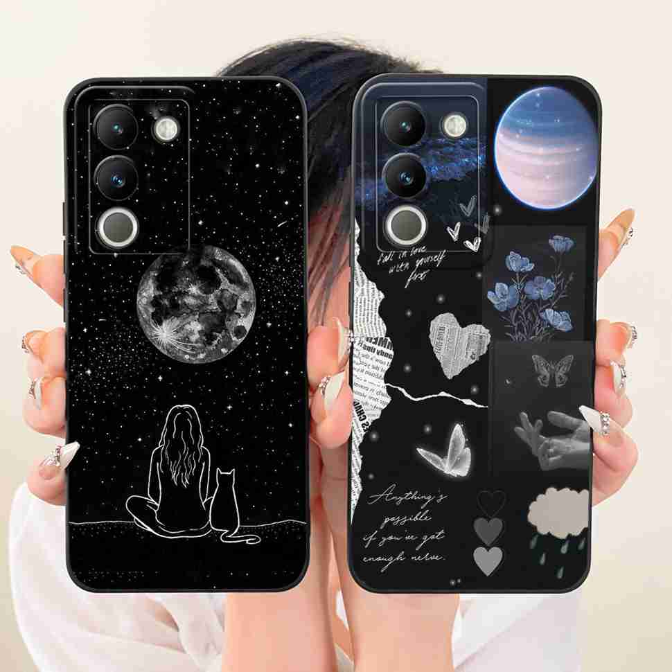 For vivo Y200 5G Case Popular Lovely Design Silicone Back Cover For Vivo y200 Y 200 5G Phone Protection Cases Bumper