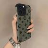 Винтажный узор Чехол из натуральной кожи ягненка для iPhone 17 Pro Max Air 16 16e 15 14 13 12 11 Pro Max Plus X XS MAX XR Задняя крышка