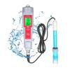 pH Meter High Accuracy Portable Pen Type pH Test Gauge 2-in-1 pH & Temperature Meter LCD Digital