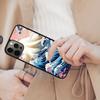 Японская волновая art Магнитный чехол для телефона ДЛЯ APPLE iPhone 17 Air 16 14 13 12 Pro Max 15 Plus Беспроводная зарядка С крышкой MagSafe