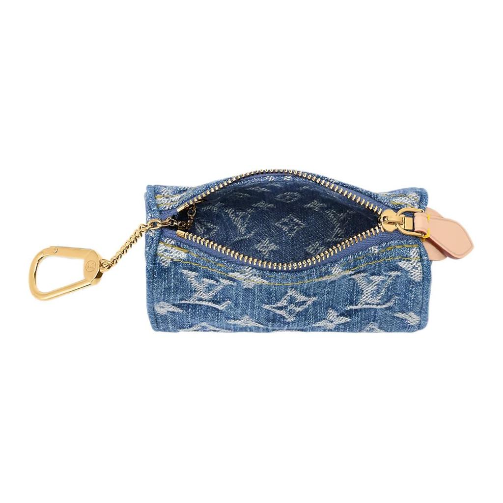 Louis Vuitton Тканевый кошелек Кошелек для мелочи Женский Синий M27604
