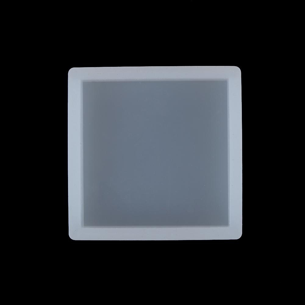 Pendant Agate Silicone Cup Mad Coaster Mold Jewelry Making Mould Square Epoxy Resin Casting Molds