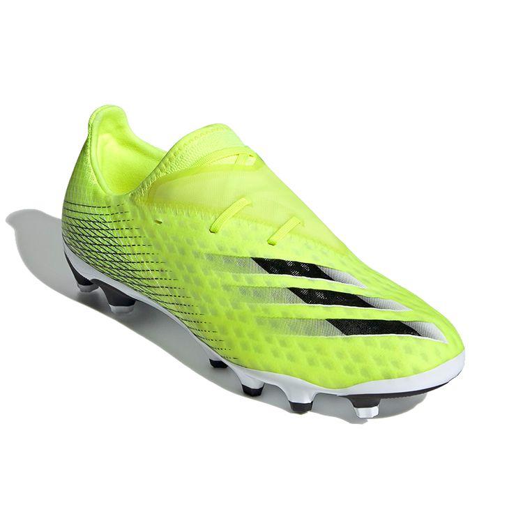 Adidas X Ghosted.2 MG Solar Yellow Мужские кроссовки Cloud-White Royal-Blue FW6979