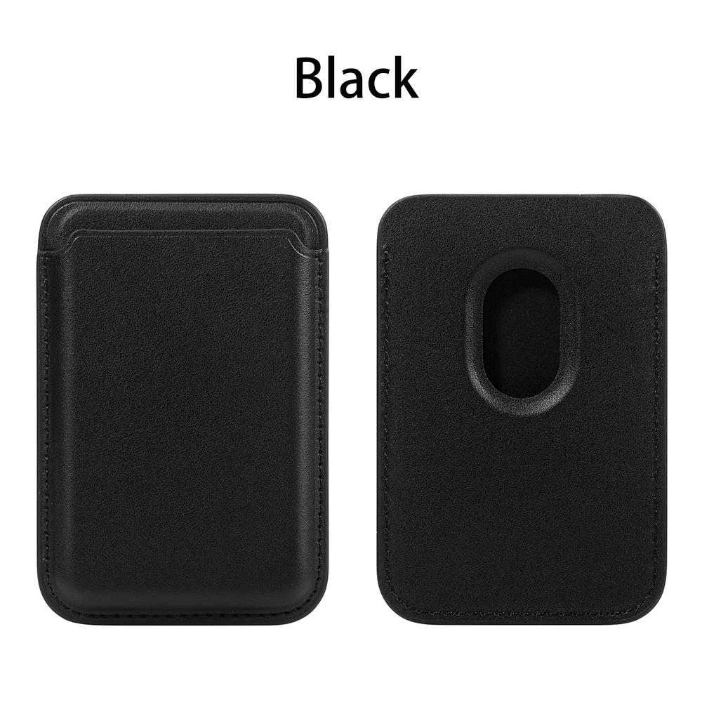 Магнитный универсальный кожаный кошелек MagSafe Держатель для карт Надежное крепление Карман для карт для iPhone Samsung Xiaomi OPPO Motorola Google