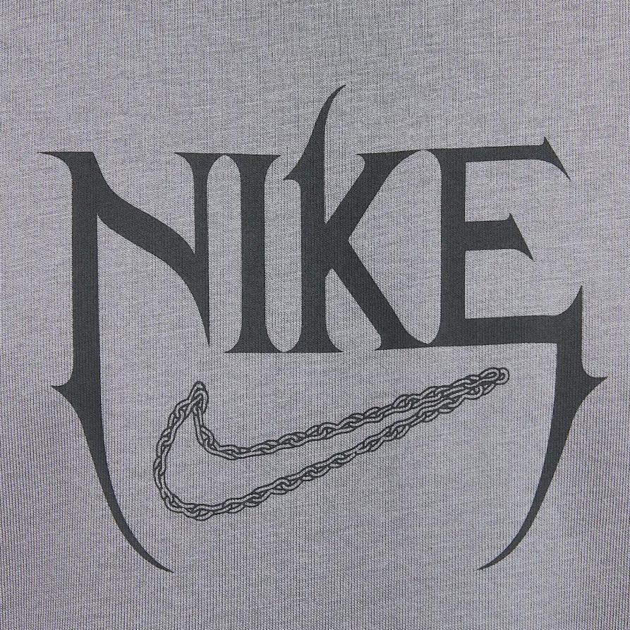 Nike Max90 Удобная Модная Простая Универсальная Однотонная Футболка с Коротким Рукавом Мужские Топы Серый HJ3432-065