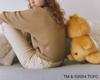 Пуловер вязаный долман Rope Picnic Care Bears, коричневый (22), Размер 38