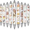 Dog Ballpoint Pens Gifts - School Office Retractable Supplies 24 Pcs Cute Gifts Bulk Black Ink Smooth Fine Point Writing Pen Colorful Graduation