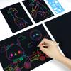 Rainbow Scratch Art Paper Card Set Colorful DIY Drawing Board Interesting Scratch Card Kit  Gifts