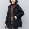 Women's Mid-Length Parka - 2024 Winter Loose-Fit Fashionable Fleece-Lined Cotton Coat