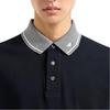 EMPORIO ARMANI Piped Collar Piqué Polo Shirt EM000852-AF12955-FB273