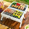 Портативный гриль, универсальный железный гриль для кемпинга, барбекю, гриль двойного назначения, угольный гриль, принадлежности для барбекю