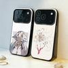 M-Из Бездны Faputa Чехол для телефона для iPhone17,16,15,14,13,12,11,Pro,MAX Серый Матовый Силиконовый Черный Чехол
